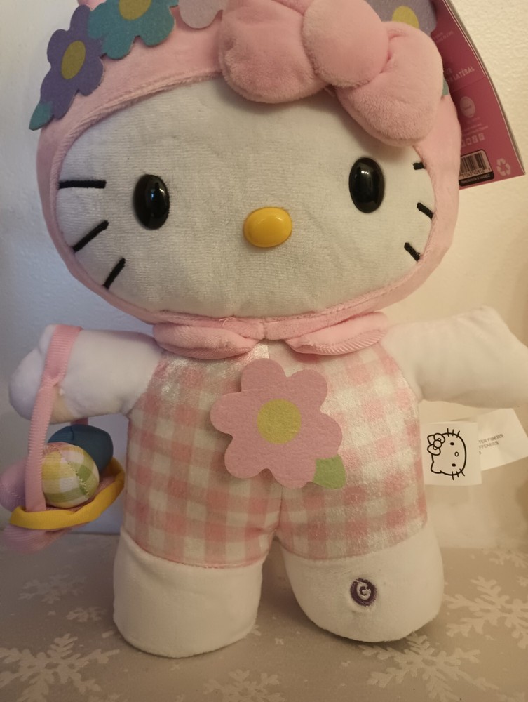 Hello Kitty Easter Animated Musical Side Stepper Greeter Set Of 2