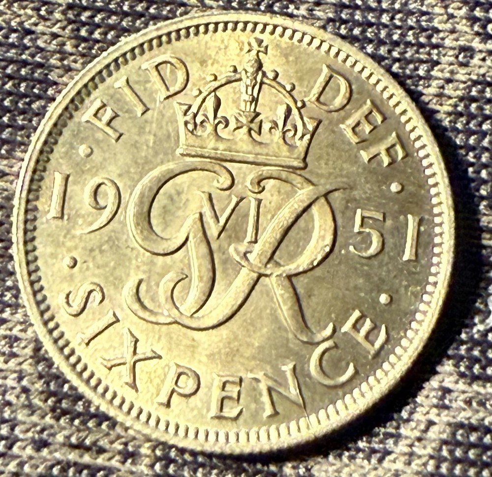 1951 Great Britain 6 Pence