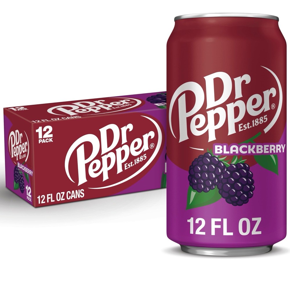 :.Dr. Pepper Blackberry 🥤12oz 12pk.:
