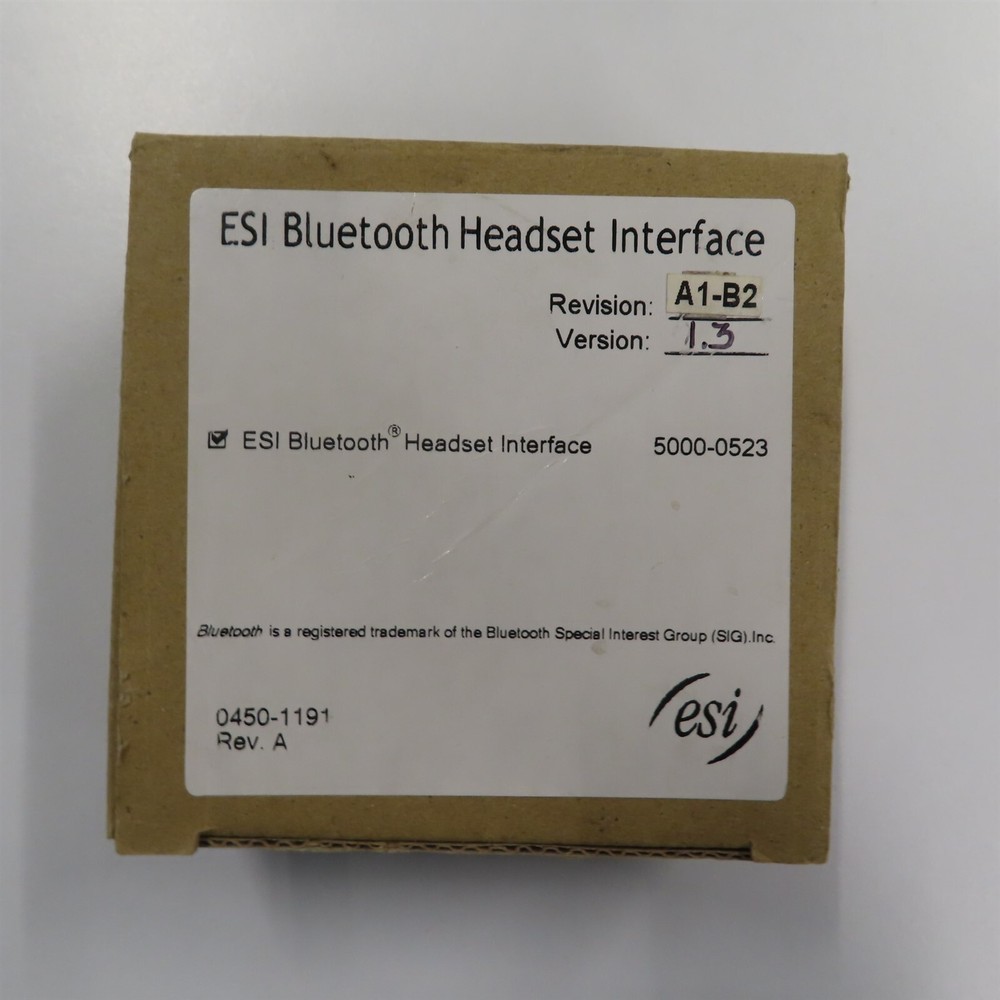 ESI Bluetooth Headset Interface (5000-0523)-New BT