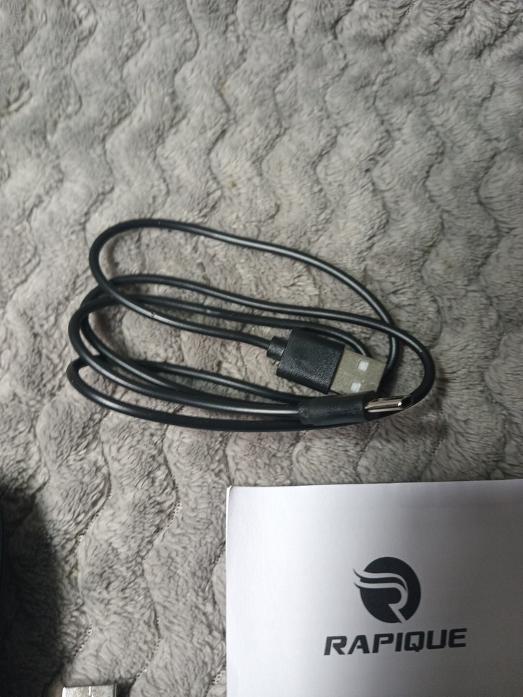 RAPIQUE Bluetooth Wireless Mouse Rechargeable Multi-DeviceTri-Mode, Black