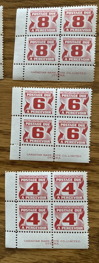 Canadian Stamps-Misc. Postage Due-unhinged