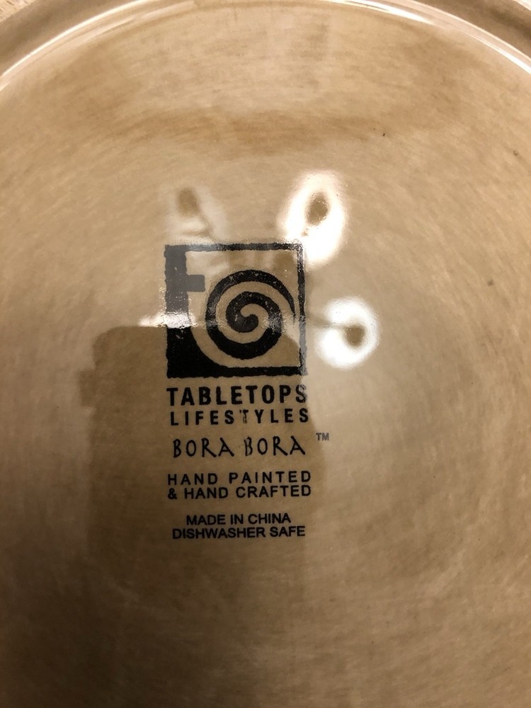 Palm Tree Bora Bora Tableware