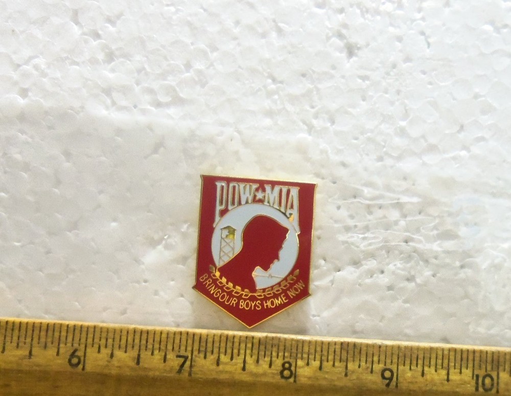 Large POW*MIA Pin