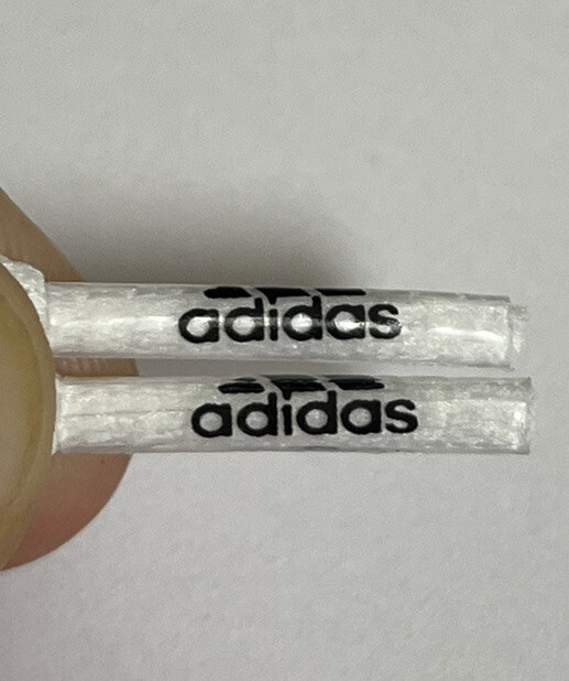 Authentic Adidas White Shoe Laces, 48”