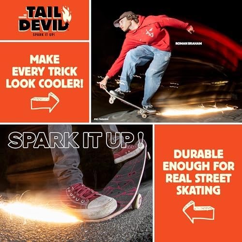 Skateboard Spark Plate Tail Devil Attachment