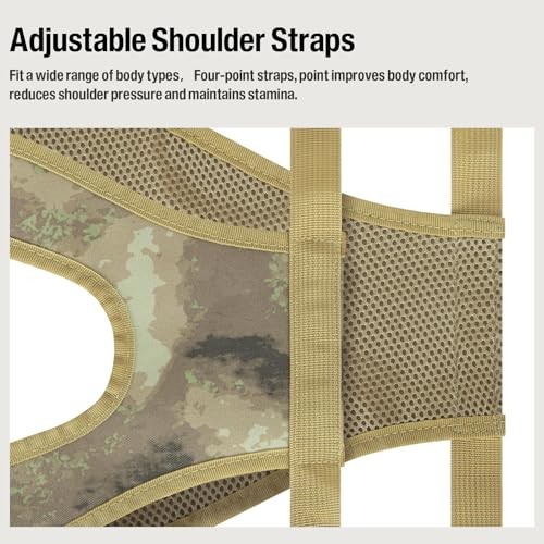 Binocular Harness Chest Pack - Lightweight Binocular Case with Rangefinder