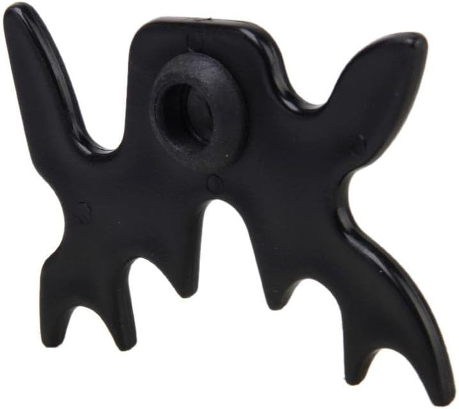 Billiard/Pool Cue Accessory: Slip-On/Portable Moosehead Bridge Head, Plastic , B