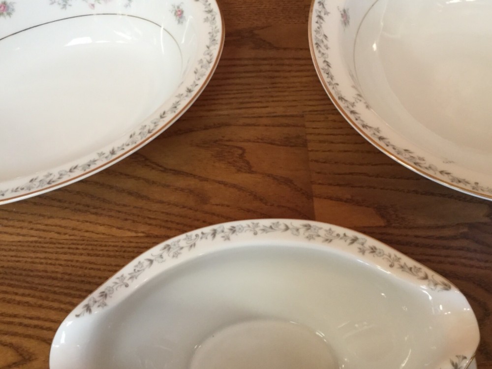 Noritake 6305 Barton Vegetable Serving Bowls (3 Pcs.) - Excellent