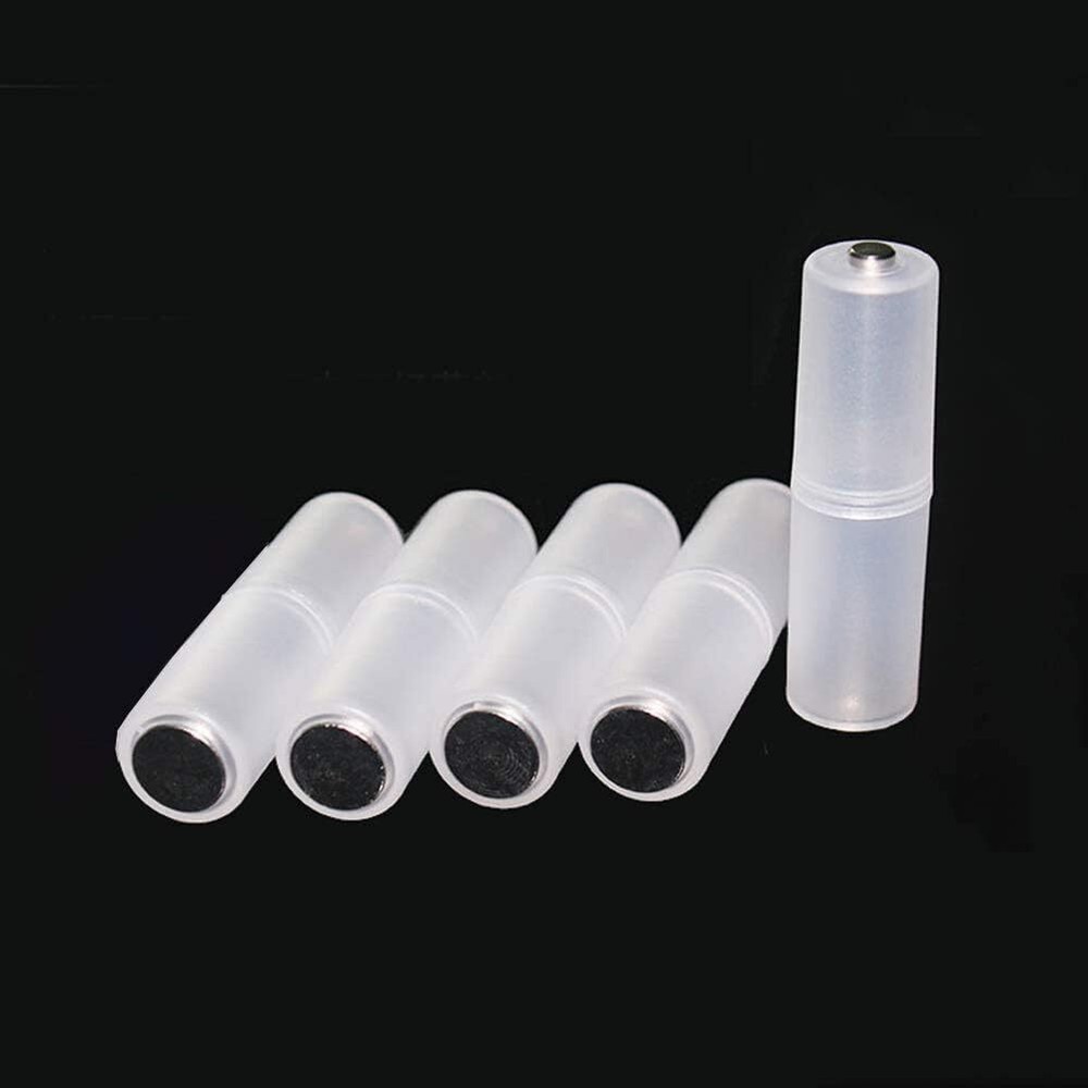 Battery Adapter Converter Case Holder Storage Plastic Box Spring Clip Wireless