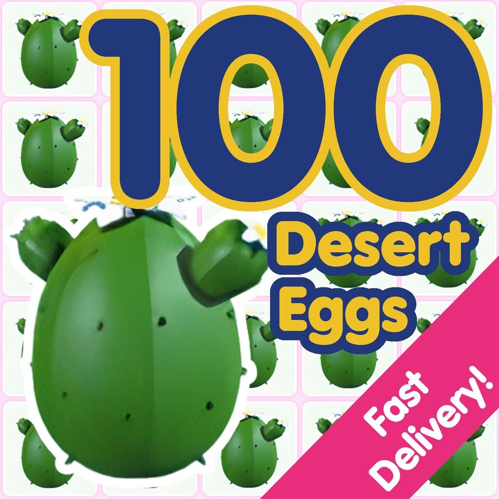 100 Desert Eggs ✨ US Seller ✨ Adopt From Me Today!