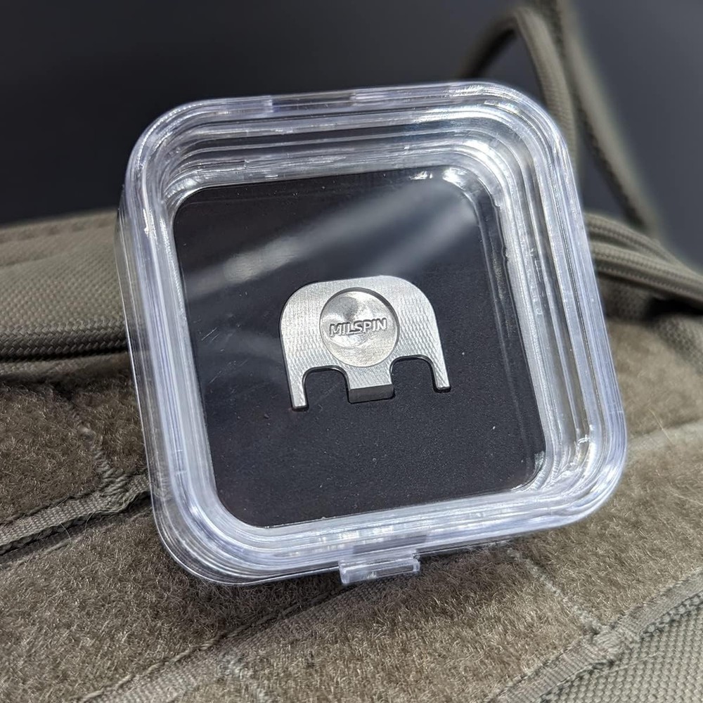 Milspin CNC Milled 3D Knockers Slide Back Plate (Butt Right Facing