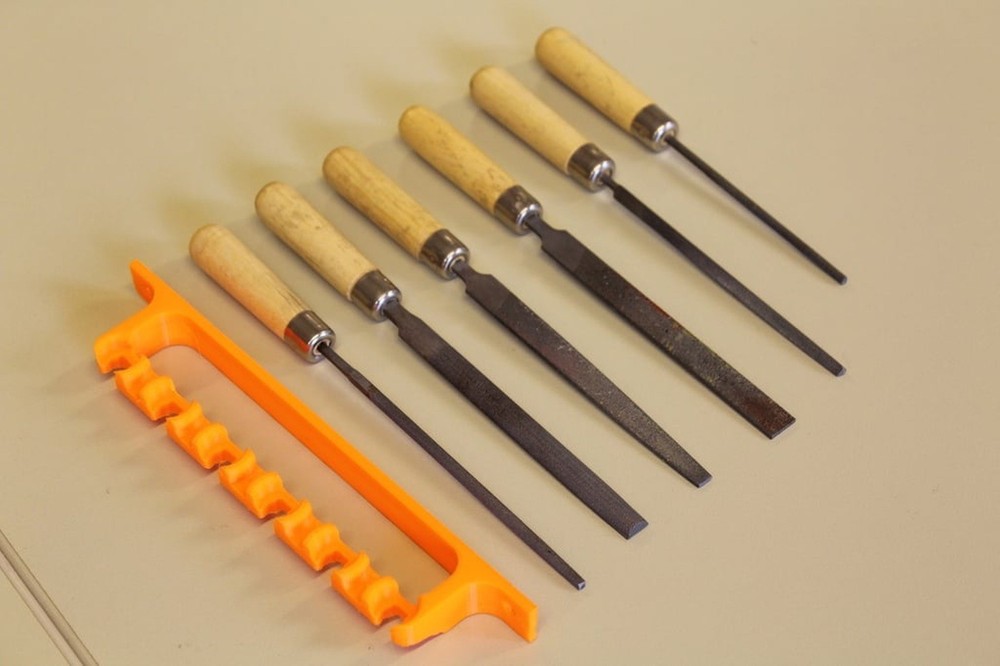 Warding File Wall Mount Holder - Workshop Tool Organization Storage for Garage,