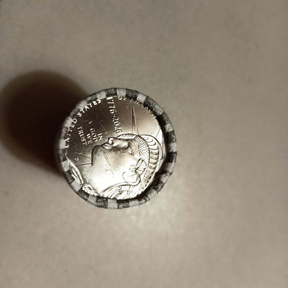 10 DOLLAR 2026-D SEMIQUINCENTENIAL  HALF DOLLAR ROLL UNCIRCULATED