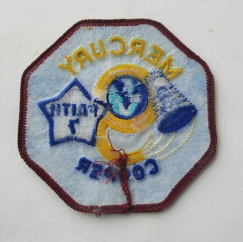 NASA SPACE PROGRAM PROJECT MERCURY 9 PATCH Faith 7 Cooper