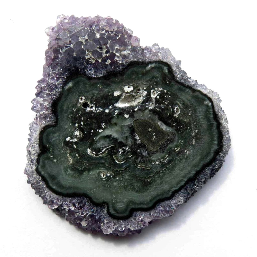 Amethyst  Stalactite Flower Slice  Polished Both Sides    VX153