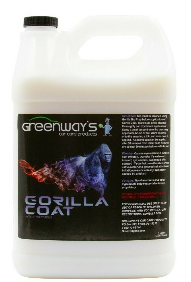 Semi-Permanent Acrylic Tire Shine Dressing