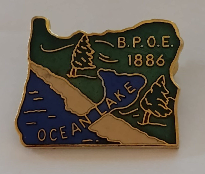 BPOE Ocean Lake Lapel Pin