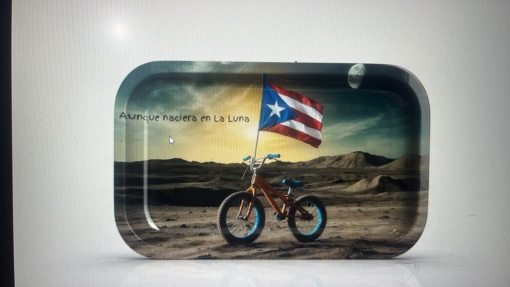 Puerto Rico Inspired Rolling Tray