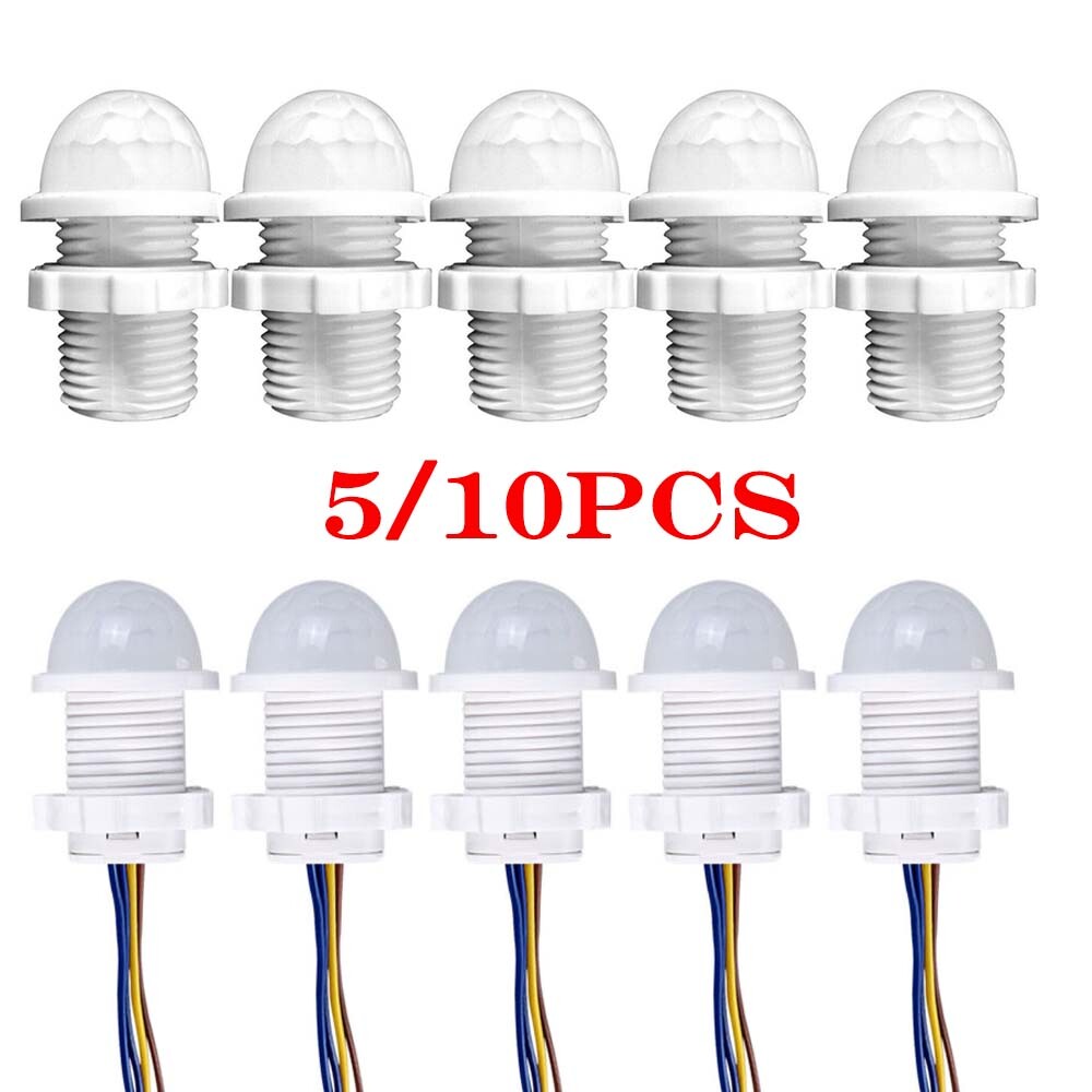 PIR Infrared Motion Sensor Detector Smart Switch Light Lamp Switch Auto 110V220V
