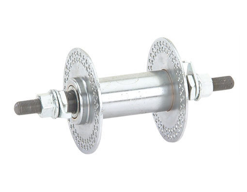Steel Front Hub 144h 80g Chrome.