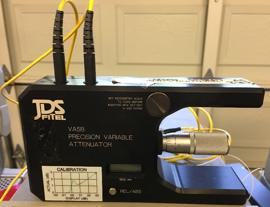 JDS Fitel VA5B Precision Variable (Optical) Attenuator