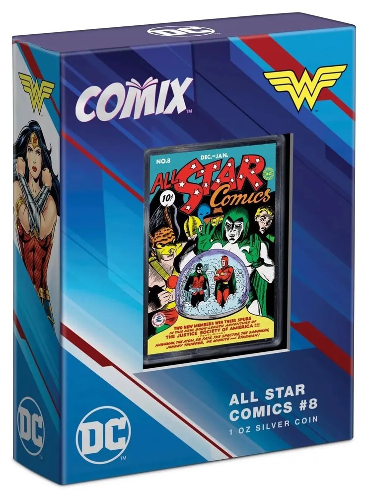 2023 COMIX ALL STAR COMICS #8 1 OZ SILVER COIN