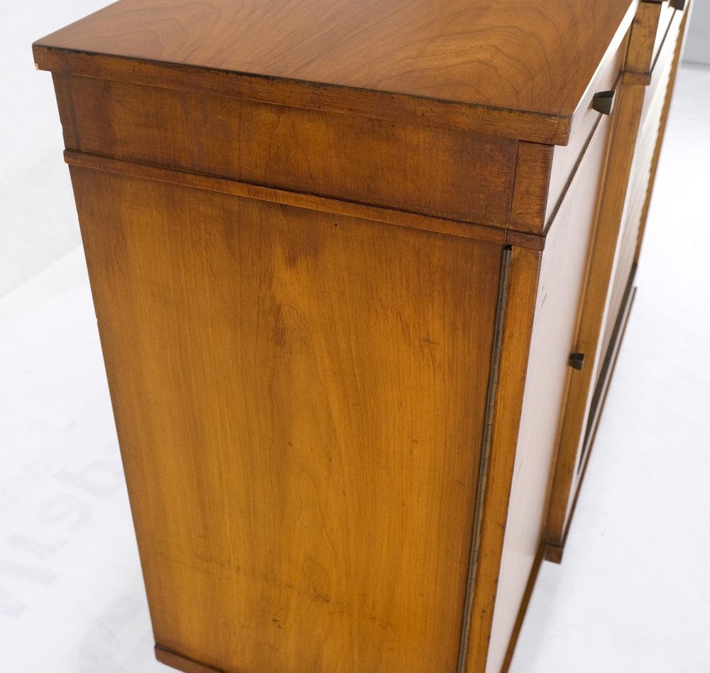 Widdicomb Tambour Doors Compartment Console Server Credenza Cabinet Sideboard