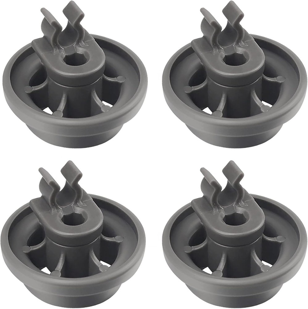 4-Pack Lower Dishrack Roller Assembly Compatible with LG Dishwasher