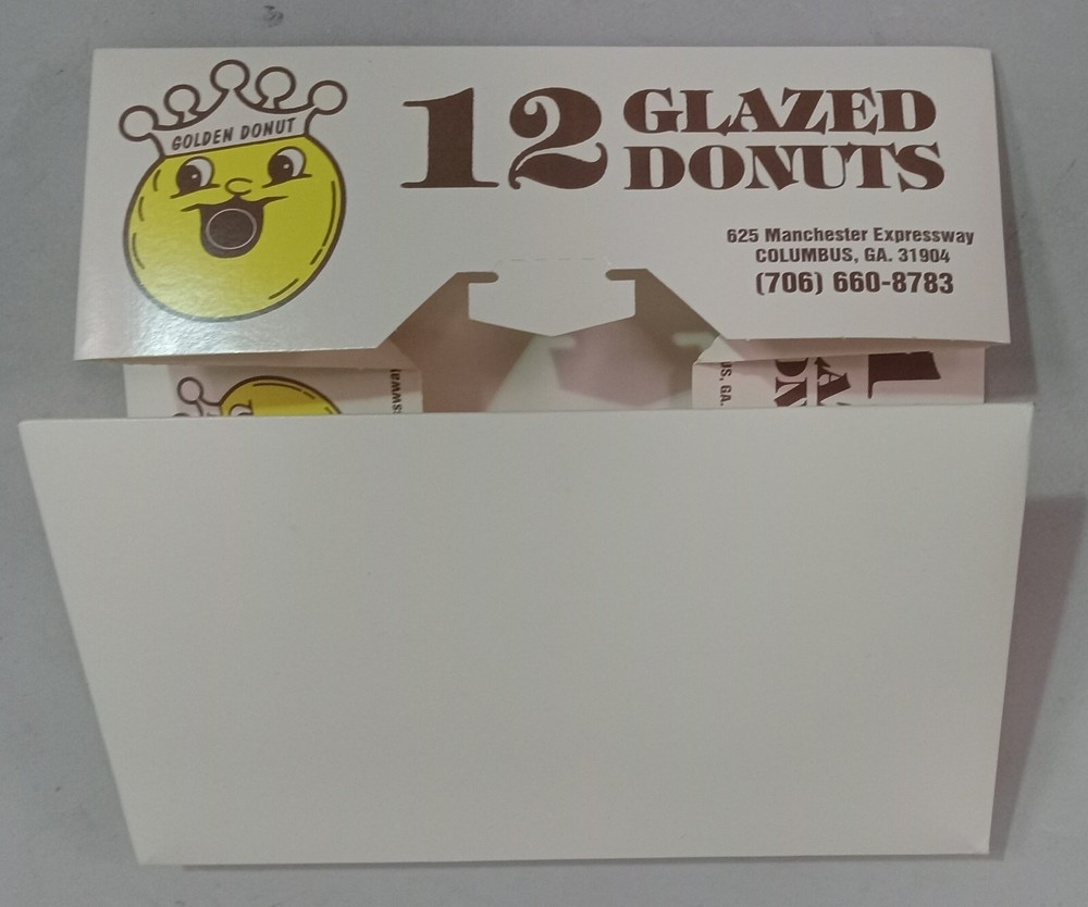Golden Donut - Columbus, GA - 12 Glazed Donuts Box