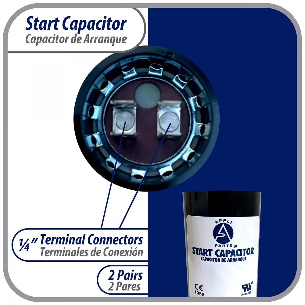 Motor Start Capacitor 161-193MFD 250VAC