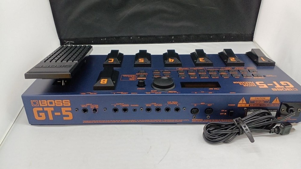 BOSS GT-5 Multi Effects Guitar Processor Pedal MIJ Tested Working Used Good