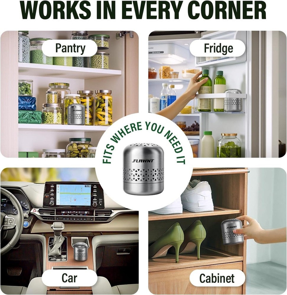 Fridge Deodorizer Odor Eliminator No Fragrance 10 Effectiveness