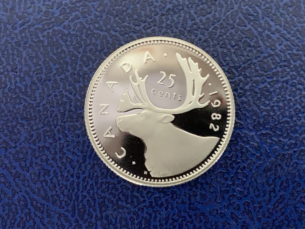 Canada 25 Cent 1982 Proof Coin-Uncirculated