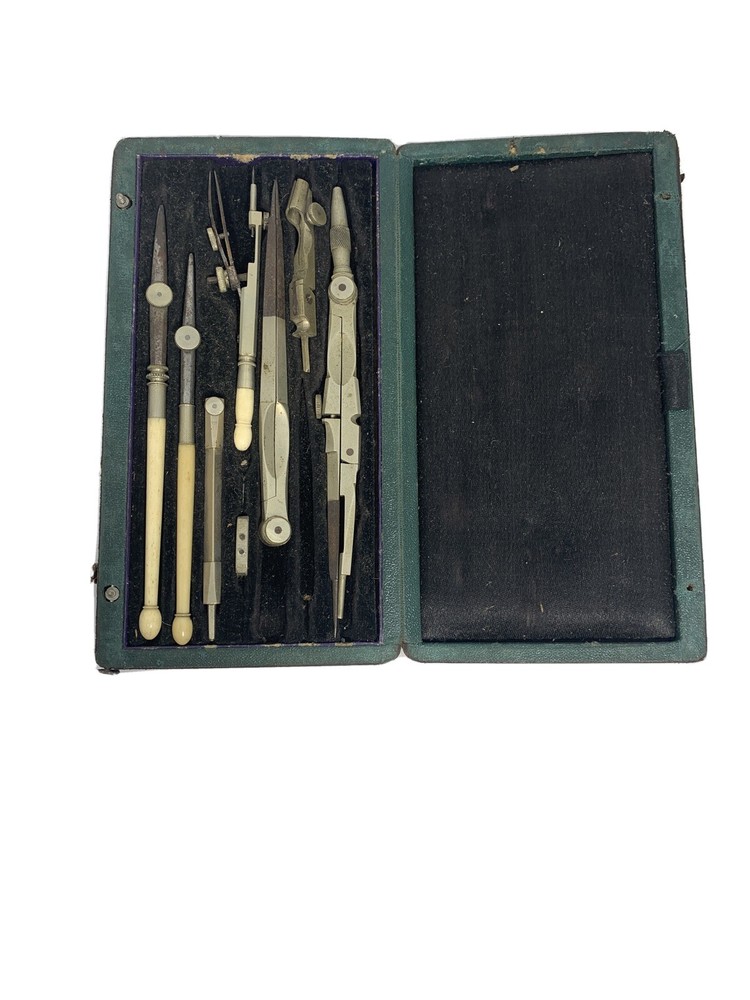 WW 2 Japanese drafting tools map making navigation Army Navy Marines collectible