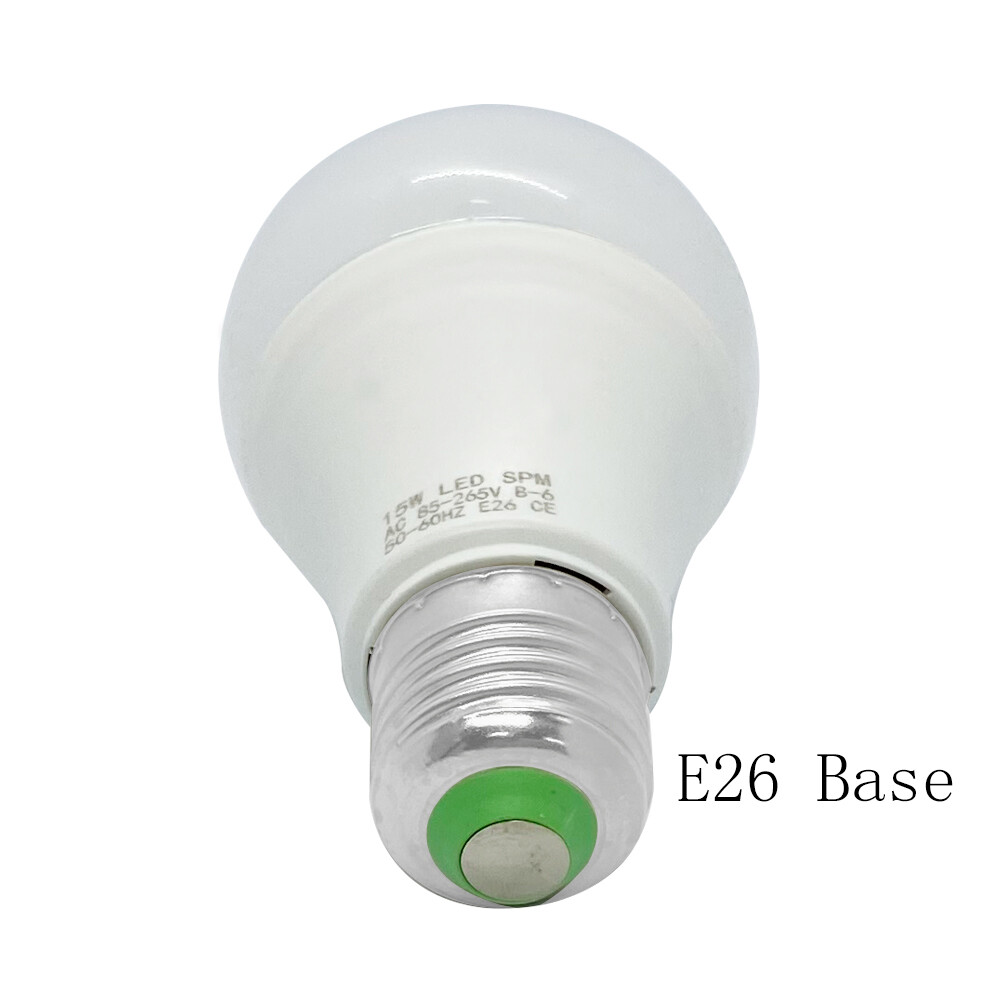 16PCS LED Light Bulbs 15W/100W Daylight A19 6000K Dimmable E26 Replacement Lamp