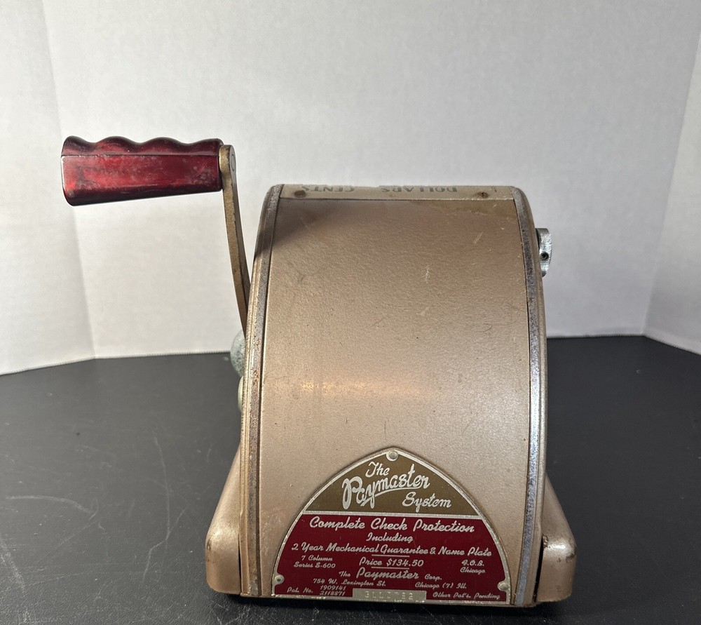 vintage paymaster series s-600