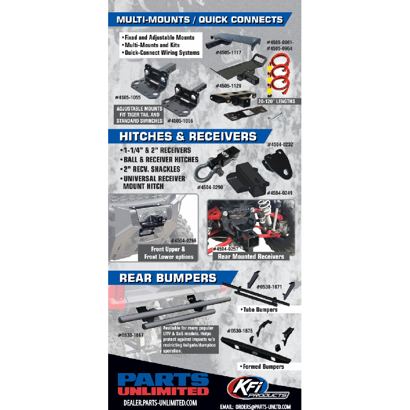 KFI Universal 2" Receiver Hitch – Rear – #101240