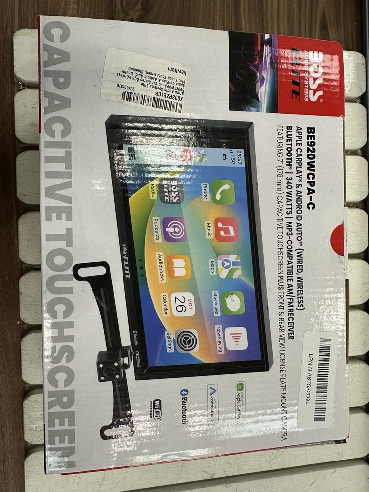 BOSS Audio Elite BE7ACP.XC Digital Multimedia Receiver + Camera-OPEN BOX!