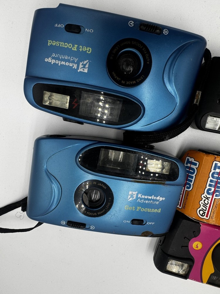 Vintage Disposable camera single use camera collection 6 cameras