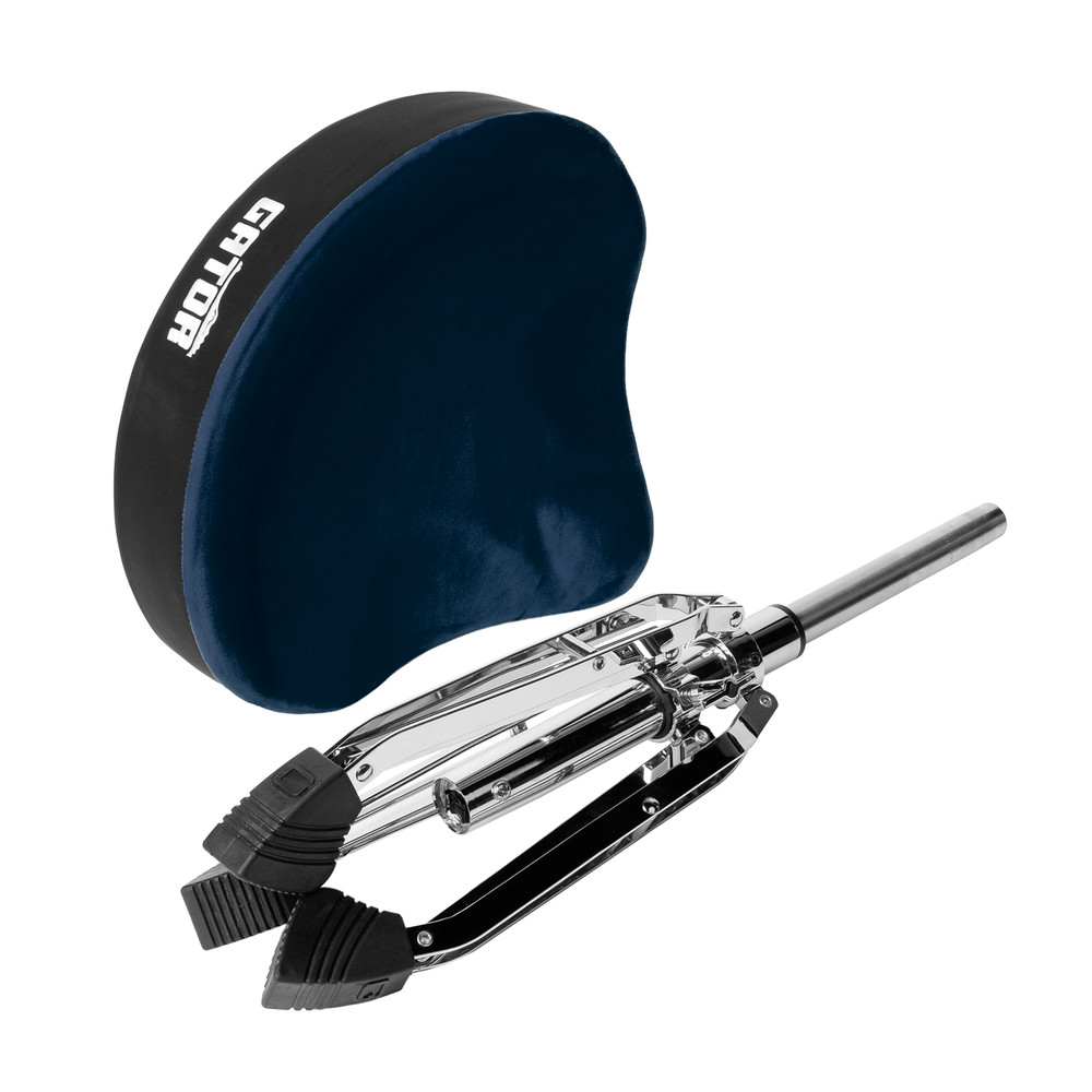 Gator Frameworks Air Glide Drum Throne Saddle Seat - Blue