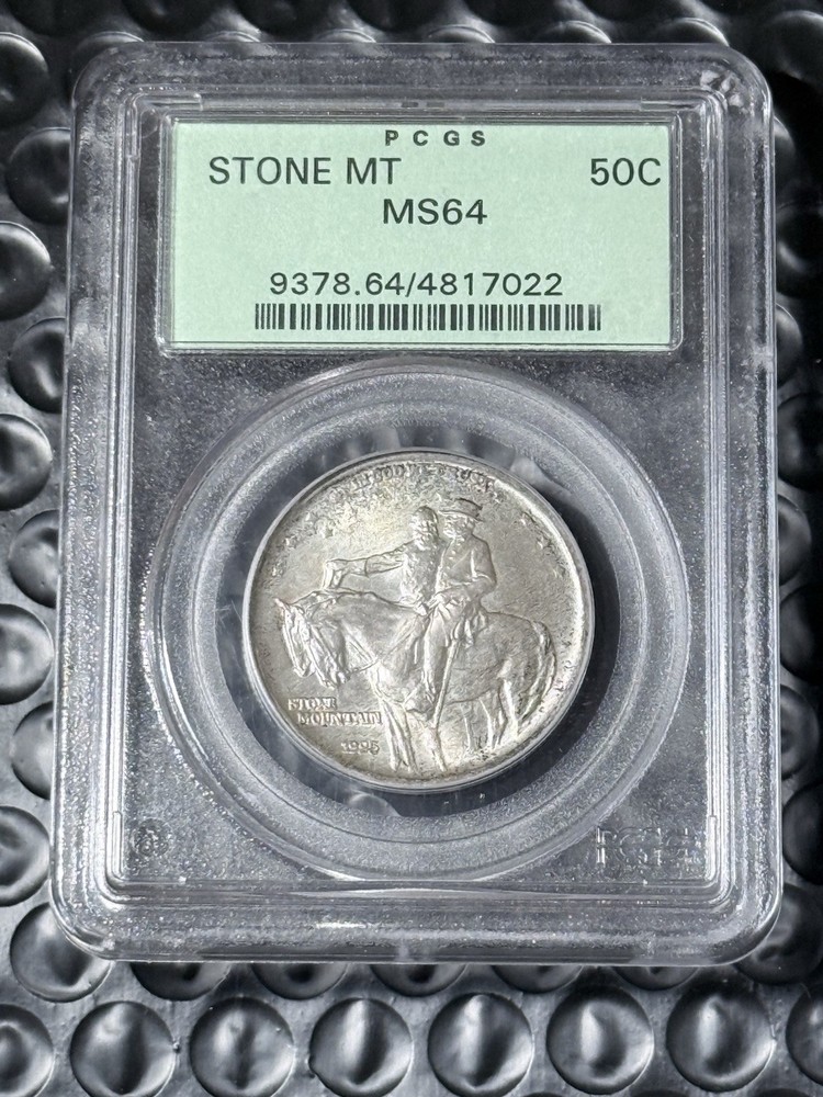 1925 Stone Mountain Commemorative Half Dollar PCGS MS64 OGH Nice, FS