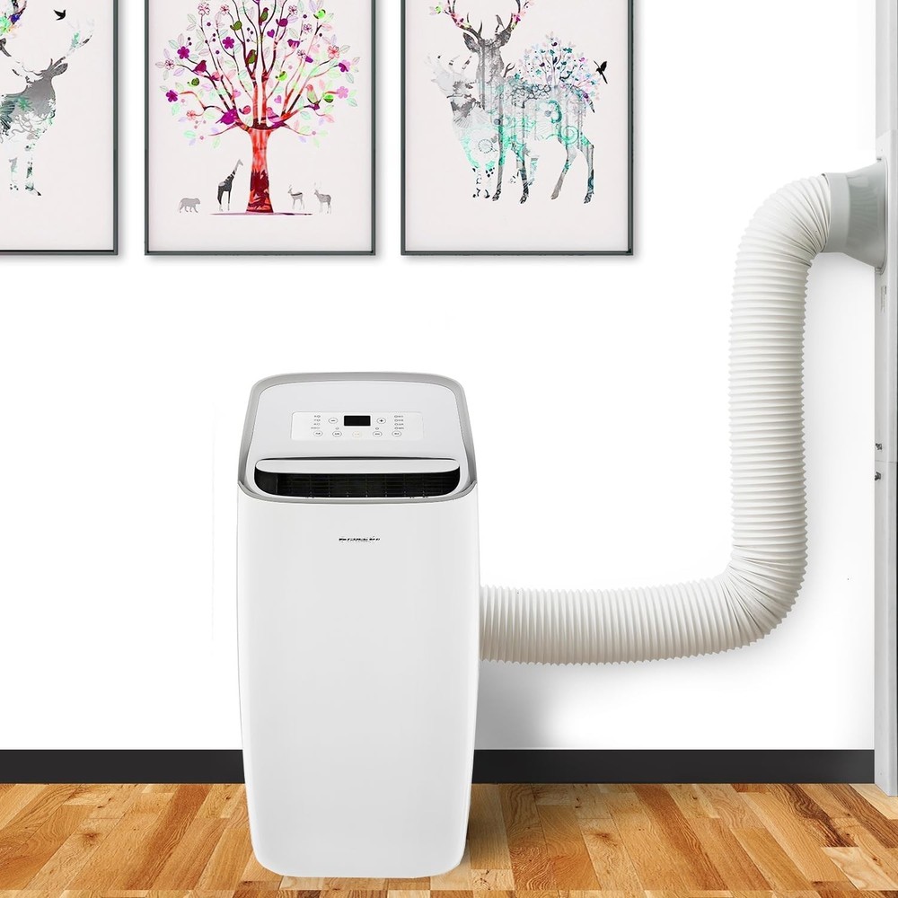 Portable AC Window Vent Kit, Adjustable Vertical/Horizontal Sliding Window Ki...