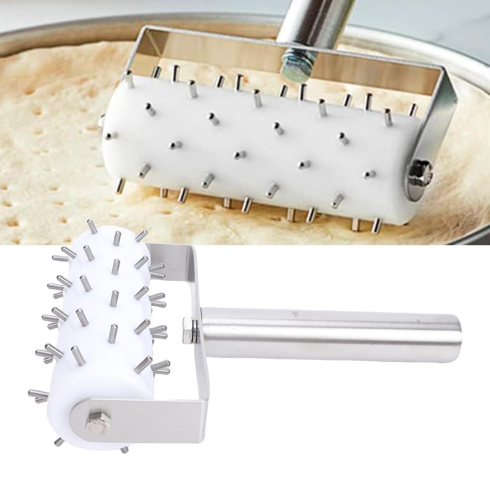 Pizza Dough Docker Stainless Steel Pastry Dough Hole Maker Pizza Roller