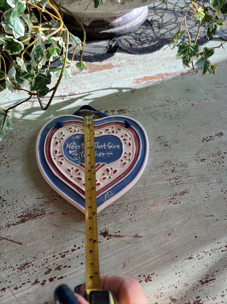 Jo Ann Duban Decorative Tile Wall Hanging--Heart Shape