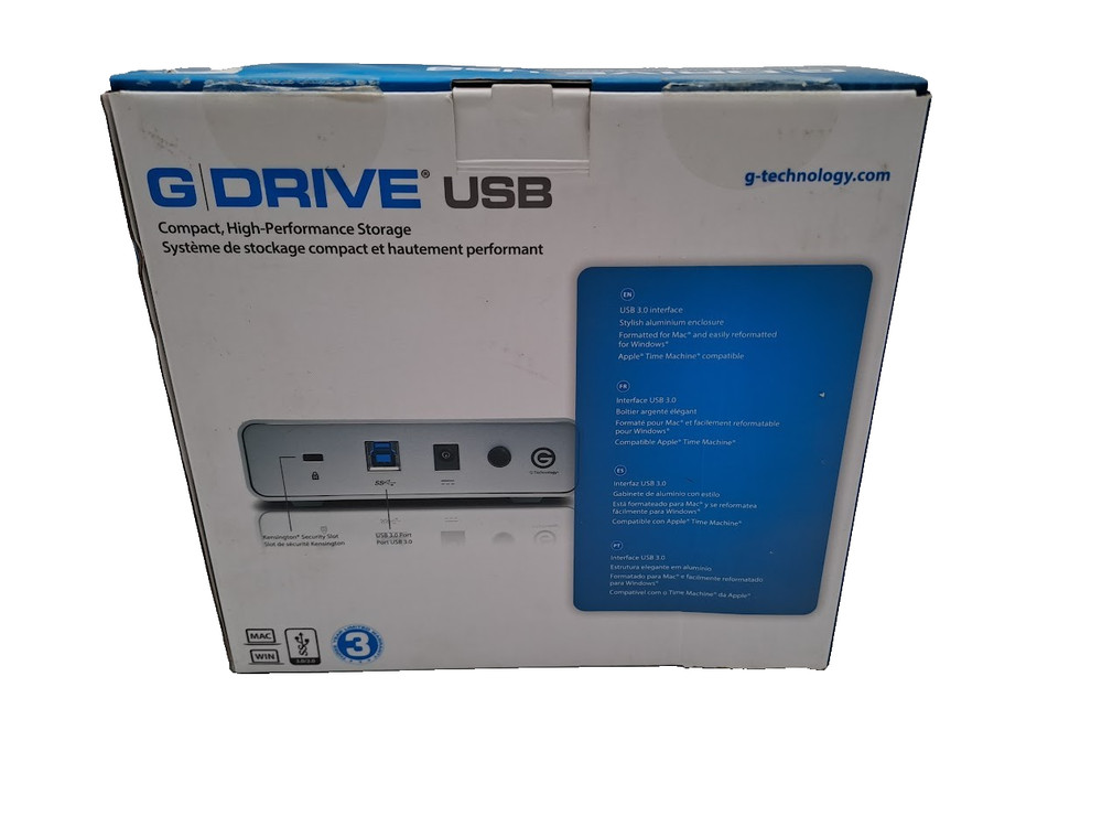 G-Technology G-Drive 4TB Desktop External HDD HUS726T4TALE6L4