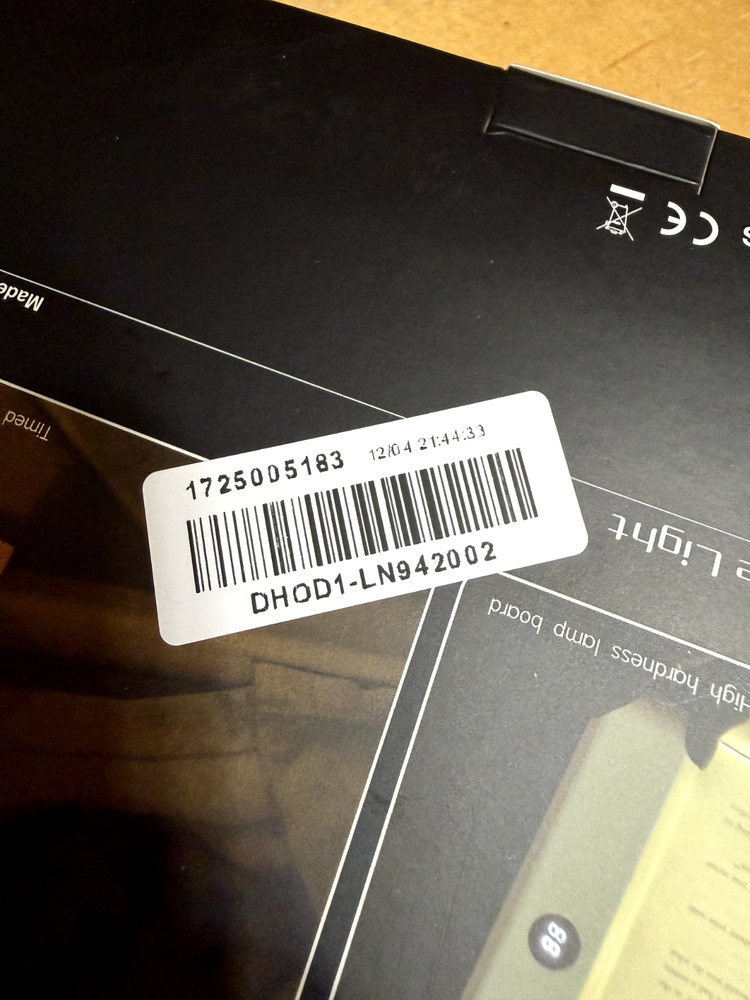 Book & Bedside Light, New in Box, 3 Color Lighting, Timer