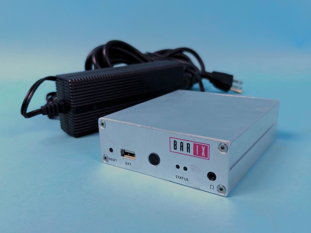 BARIX EXSTREAMER 200 IP AUDIO STREAM DECODER: lan, rs232 connection |010-8983228
