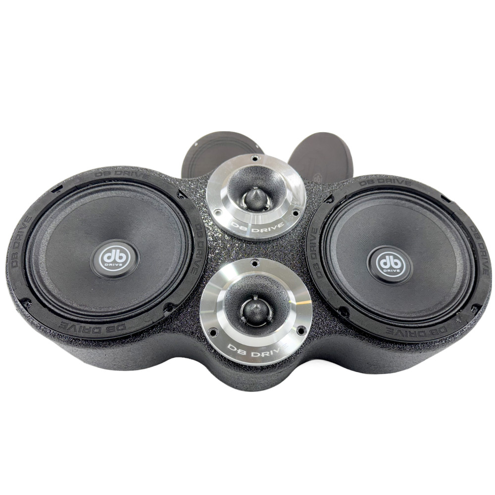 DB Speaker Package Panel 2x6.5 2 X Tweters Speaker Pod Enclousure Box