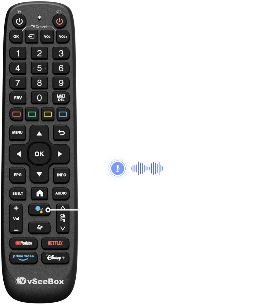 vSeeBox OEM V6 Plus Bluetooth Remote